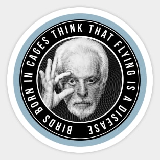 Jodorowsky Engraving Tribute 2 Sticker